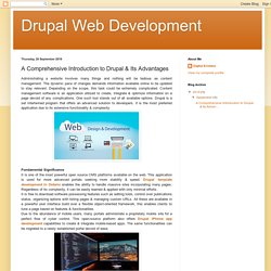 A Comprehensive Introduction to Drupal & Its Advantages