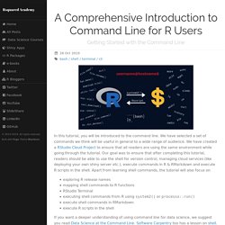 Intro to Command Line for R Users