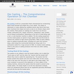 Die Casting - The Comprehensive Operation Of Hot Chamber