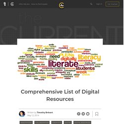 Comprehensive List of Digital Resources