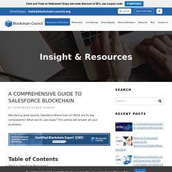 A Comprehensive Guide to Salesforce Blockchain