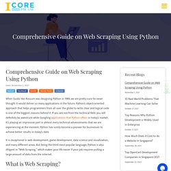 Comprehensive Guide on Web Scraping Using Python