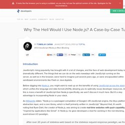 Why Use Node.js? A Comprehensive Introduction and Examples