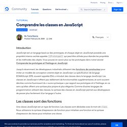 Comprendre les classes en JavaScript