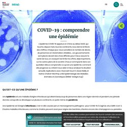 COVID-19 : comprendre une épidémie