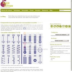 Comprendre tous les points de votre machine à coudre