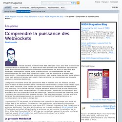 À la pointe - Comprendre la puissance des WebSockets