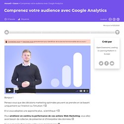 Comprenez votre audience avec Google Analytics