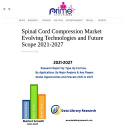 Spinal Cord Compression Market Evolving Technologies and Future Scope 2021-2027 – Primenews