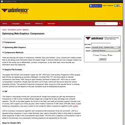 Optimizing Web Graphics: Compression - webreference.com