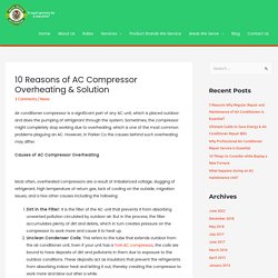 10 Reasons of AC Compressor Overheating & Solution - RBM/HVAC
