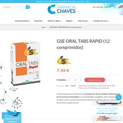 GSE ORAL TABS RAPID (12 comprimidos) - Tu Farmacia online, parafarmacia y ortopedia