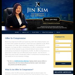 Offer in Compromise Attorney