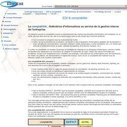 EDI & comptabilite / Concept d'échanges / Accueil - Edificas