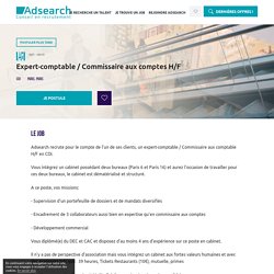 Emploi Expert-comptable / Commissaire aux comptes (h/f)