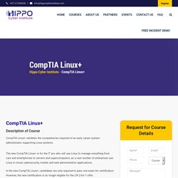 CompTIA Linux+ - Hippo Cyber Institute