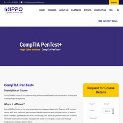 CompTIA PenTest+ - Hippo Cyber Institute