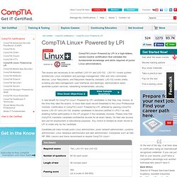 Linux+ Powered by LPI Certification