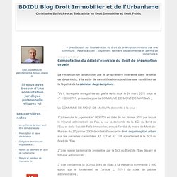 Dépassement délai d'exercice du droit de préemption dépassé à cause retrait AR retiré à +1j du délai