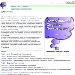 CCNBook/Main - Computational Cognitive Neuroscience Wiki