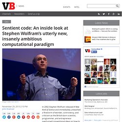 Sentient code: An inside look at Stephen Wolfram's utterly new, insanely ambitious computational paradigm