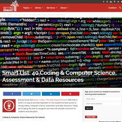 40 Coding & Computer Science, Assessment & Data Resources