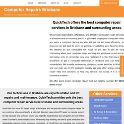 Computer Repairs Brisbane - QuickTech