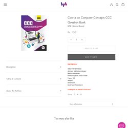 CCC Question Bank eBook – BPB Online