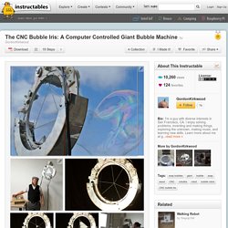 The CNC Bubble Iris: A Computer Controlled Giant Bubble Machine