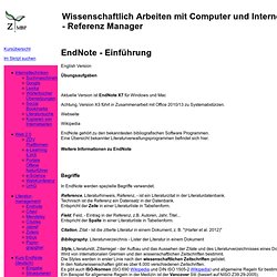 Computer - Kurs04_3- Endnote