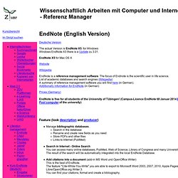 Computer - Kurs04_4- Endnote English
