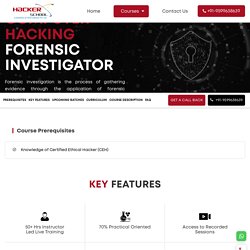Learn Computer Hacking Forensic Investigator (CHFI) Course Online or In-Person