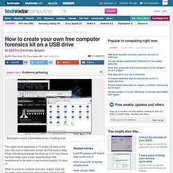 How to create your own free computer forensics kit on a USB drive
