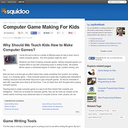 Computer Game Making For Kids