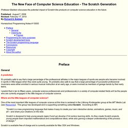 Computer Science for Homeschool Students by Richard G Baldwin