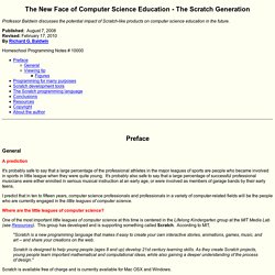 Computer Science for Homeschool Students by Richard G Baldwin