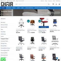 Get computer chairs in all over Pakistan - Imported