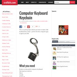 Computer Keyboard Keychain