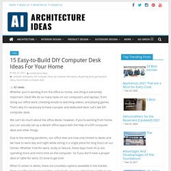 DIY Computer Desk Plans: 15 Creative & Easy Ideas for You