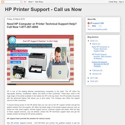 Need HP Computer or Printer Technical Support Help? Call Now 1-877-367-4004