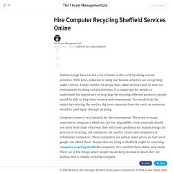 computer Recycling sheffield