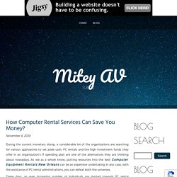 How Computer Rental Services Can Save You Money?