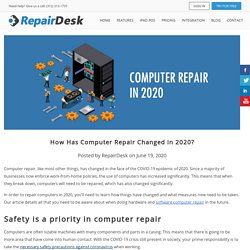 How Has Computer Repair Changed in 2020?