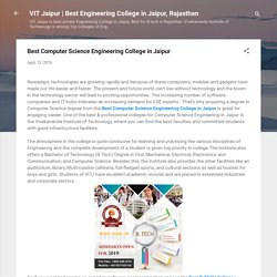 Best Computer Science Engineering College in Jaipur