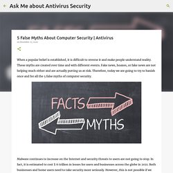 5 False Myths About Computer Security