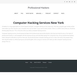 Ethical Hackers For Hire