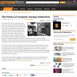 The history of computer storage (slideshow) - Slideshow