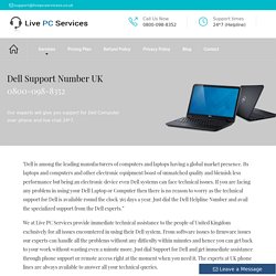 Dell Computer Technical 0800-098-8352 Support Number UK