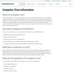 Computer Virus Information