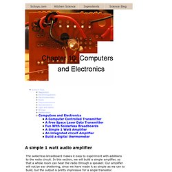 Chapter 10: Computers and Electronics